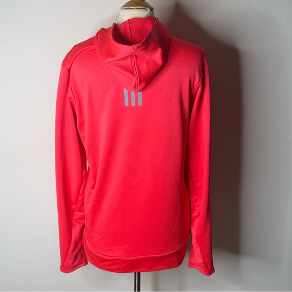 Adidas Men's Orange Pullover Hoodie - Picture 6 of 6